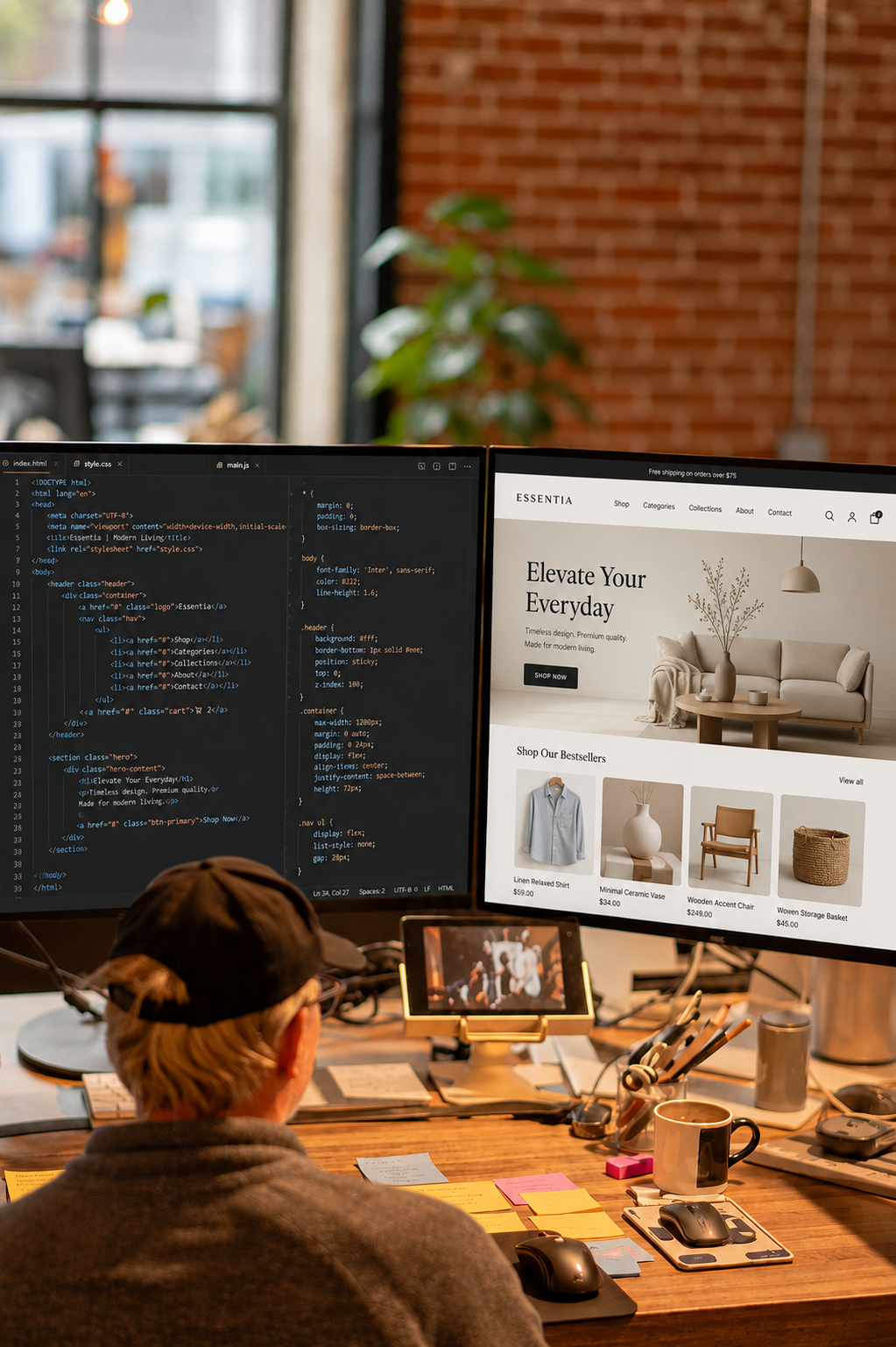 Website design showcase